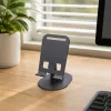 Multi-functional purple mobile phone stand, desktop adjustable support frame, simple and creative mobile phone stand, office and home accessories details Picture